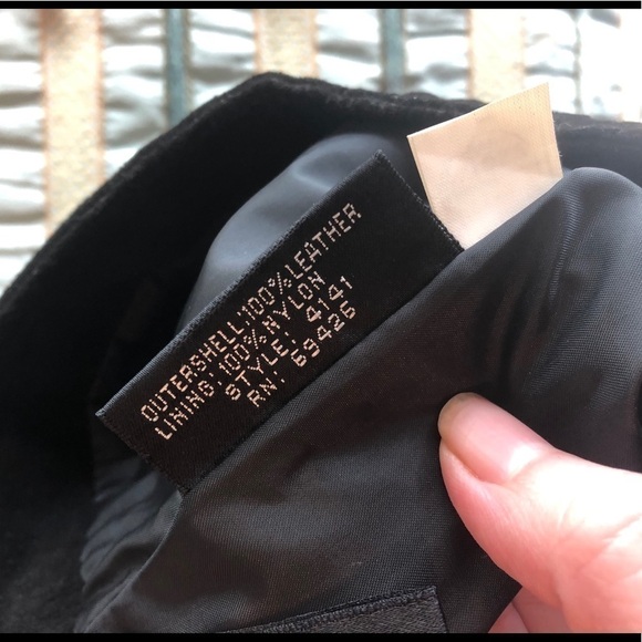 Chia Suede Leather Skirt Size 8 - Picture 11 of 13